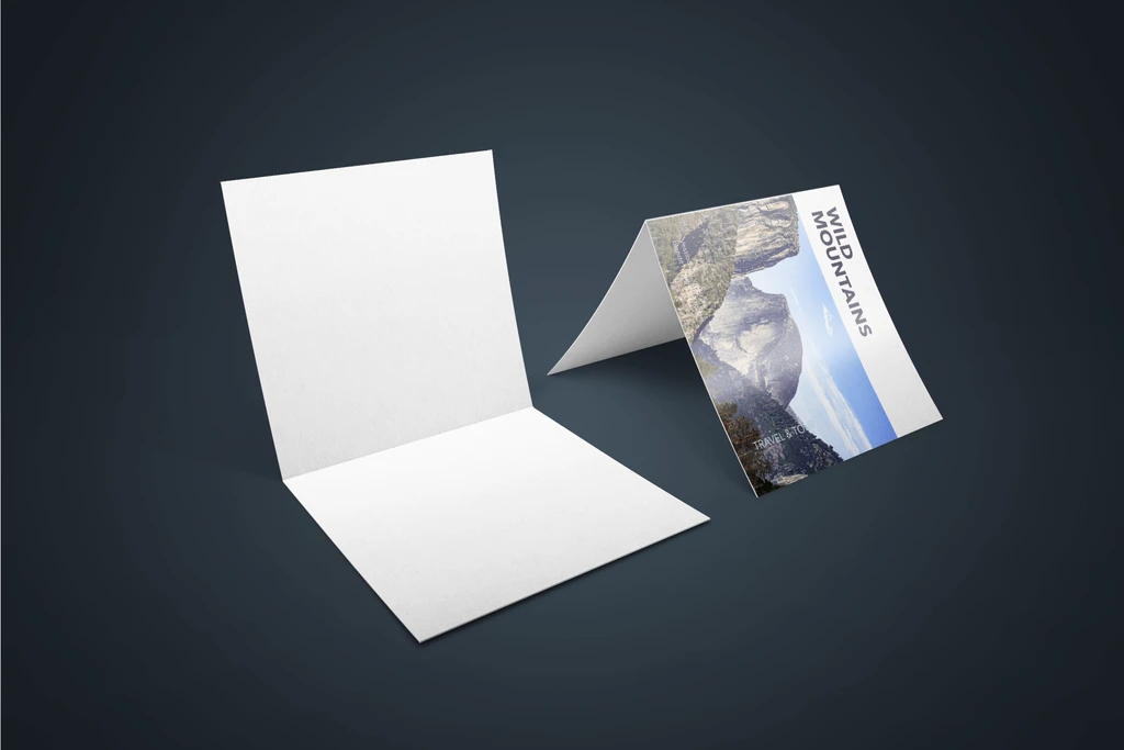 Printed direction outwards
